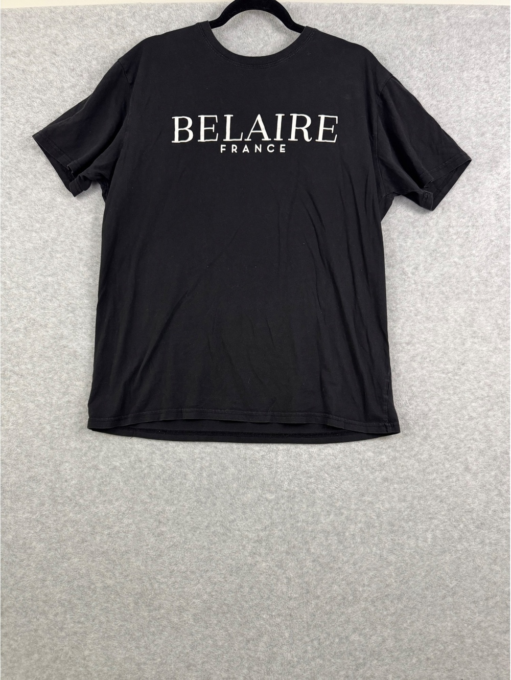Luc Belaire France Logo T Shirt Black Graphic Promo Tee Men’s Large